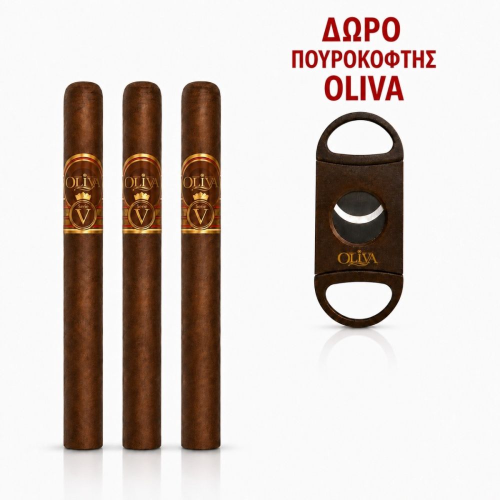  ΠΡΟΣΦΟΡΑ ΠΟΥΡΑ OLIVA Serie V LIGA SPECIAL LANCERO 3ΤΕΜ + ΔΩΡΟ ΠΟΥΡΟΚΟΦΤΗΣ OLIVA