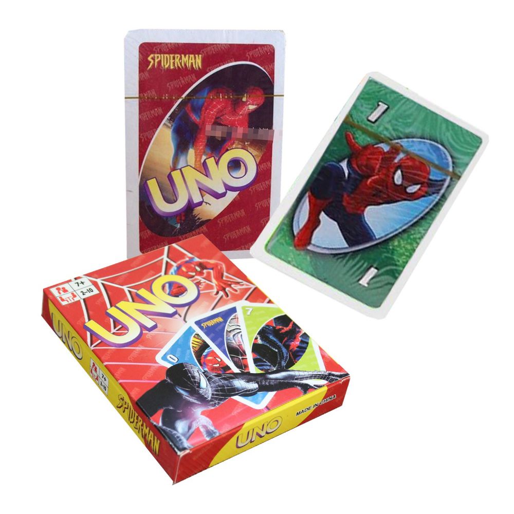 ΚΑΡΤΕΣ UNO SPIDERMAN με 108 κάρτες
