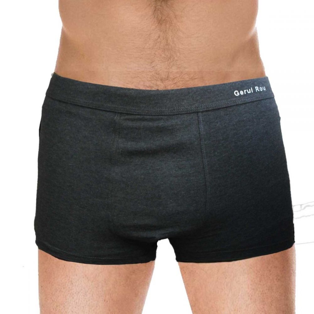 BOXER GERUI ROU ΣΚΟΥΡΟ ΓΚΡΙ-XXL