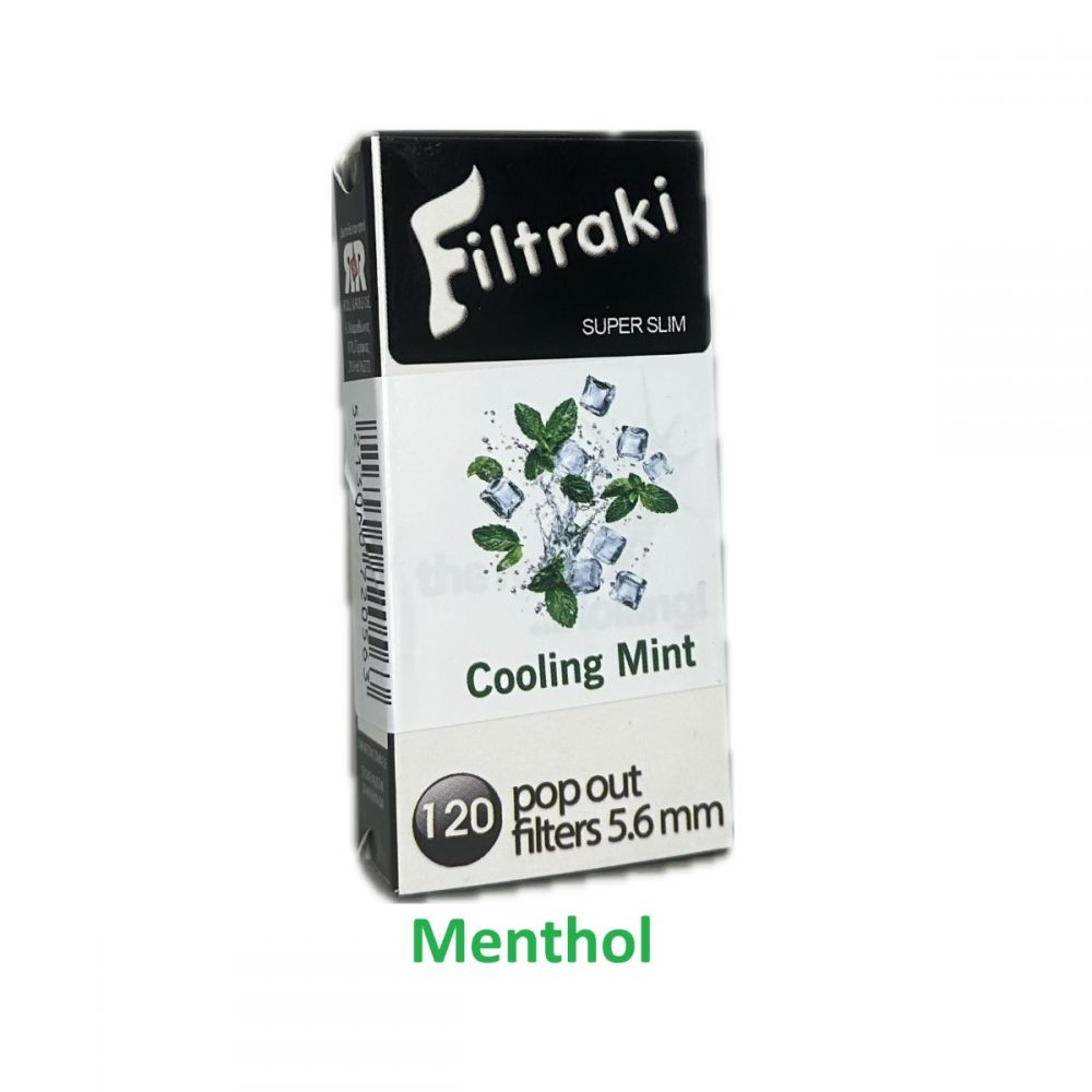 ΦΙΛΤΡΑ FILTRAKI COOLING MINT SUPER SLIM 5,6mm 120ΤΕΜ