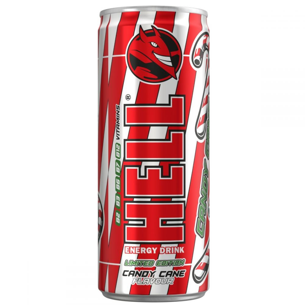 ENERGY DRINK HELL CANDY CANE 250ml - LIMITED EDITION-