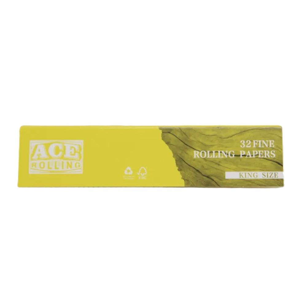ΤΣΙΓΑΡΟΧΑΡΤΟ ACE YELLOW KING SIZE 32ΦΥΛΛΩΝ