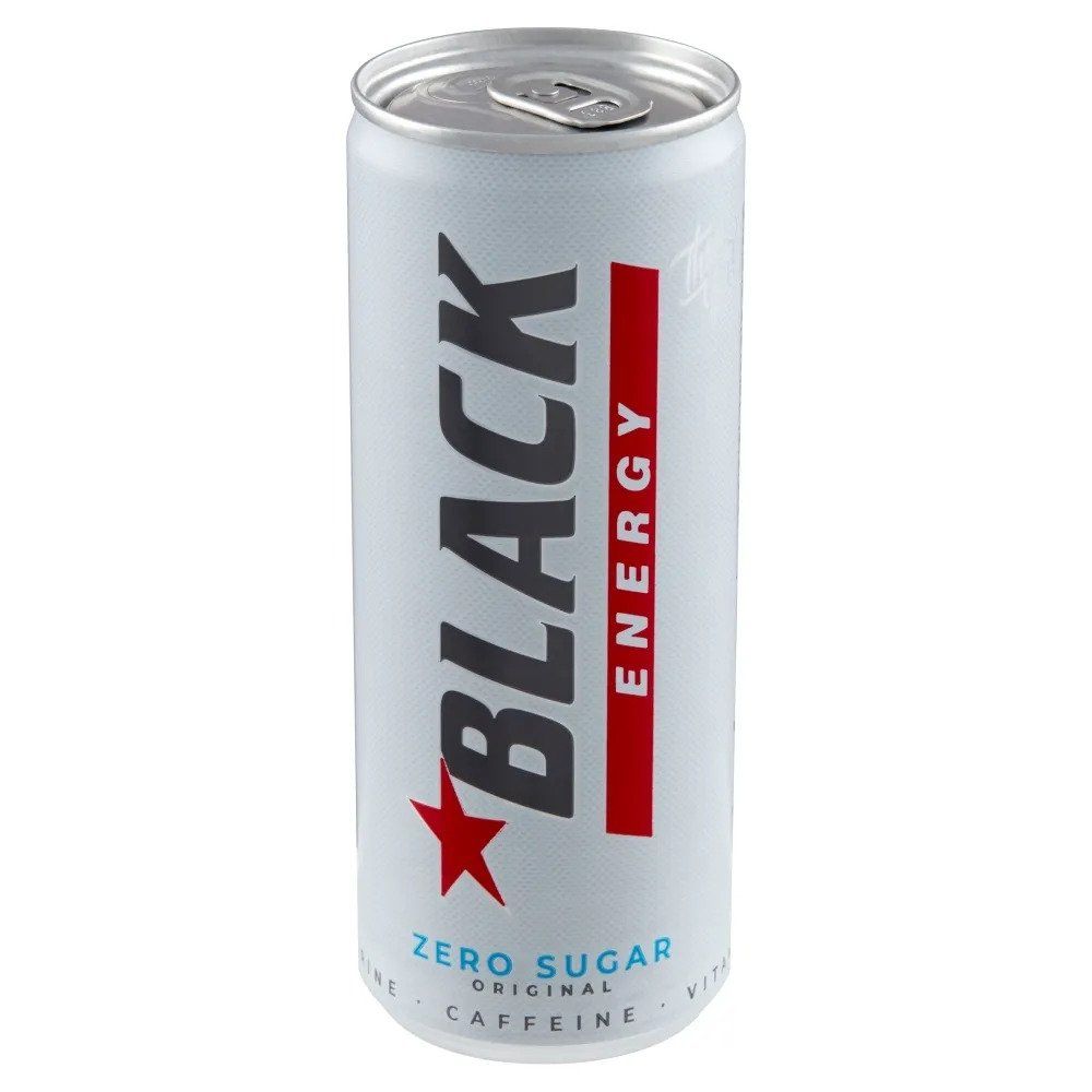 ENERGY DRINK BLACK 250ml ZERO SUGAR