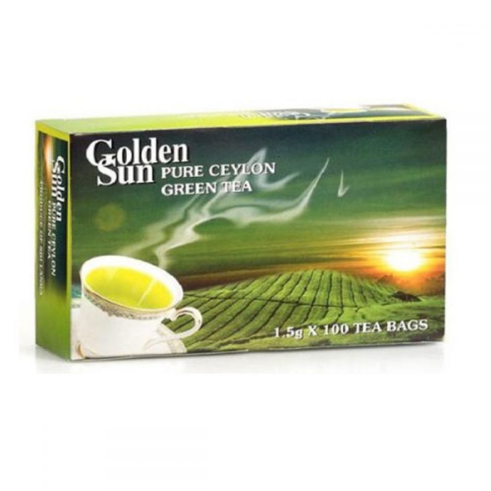 ΤΣΑΙ ΠΡΑΣΙΝΟ GOLDEN SUN ΦΑΚΕΛΑ 100ΤΜΧ