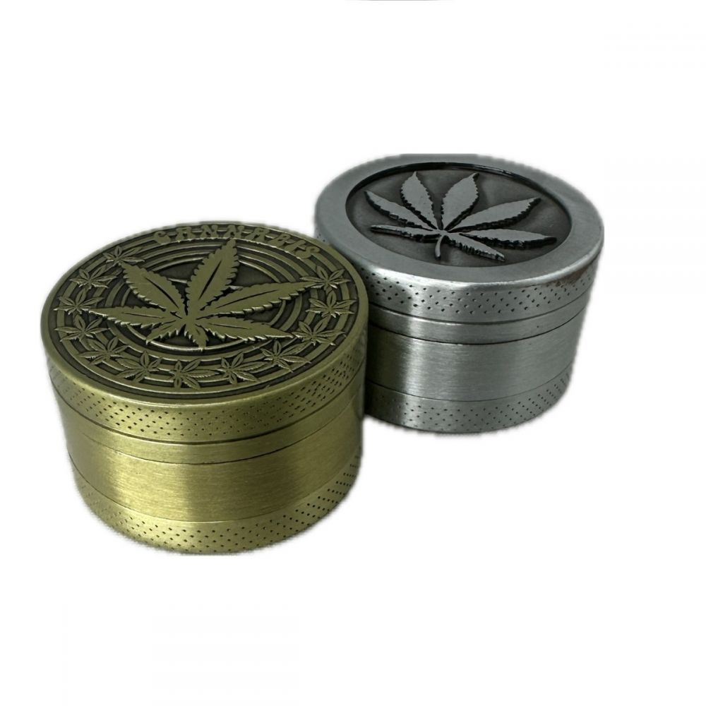 ΤΡΙΦΤΗΣ-GRINDER ΜΕΤΑΛΛΙΚΟΣ 40Χ26mm CANNABIS 