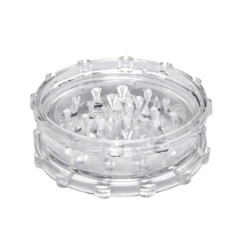 ΤΡΙΦΤΗΣ-GRINDER ΠΛΑΣΤΙΚΟΣ 50 Χ 24mm 1 ΘΕΣΗΣ ΔΙΑΦΑΝΟΣ