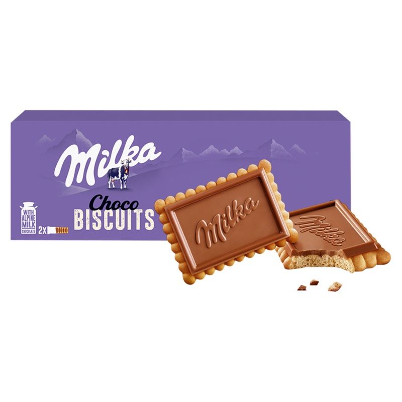 ΜΠΙΣΚΟΤΑ MILKA CHOCO BISCUITS 150gr