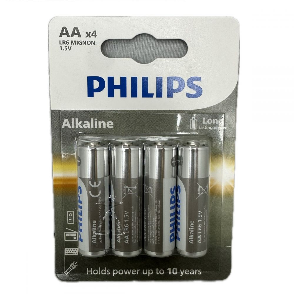 ΜΠΑΤΑΡΙΕΣ PHILIPS AA (LR6) ALKALINE LONG LASTING