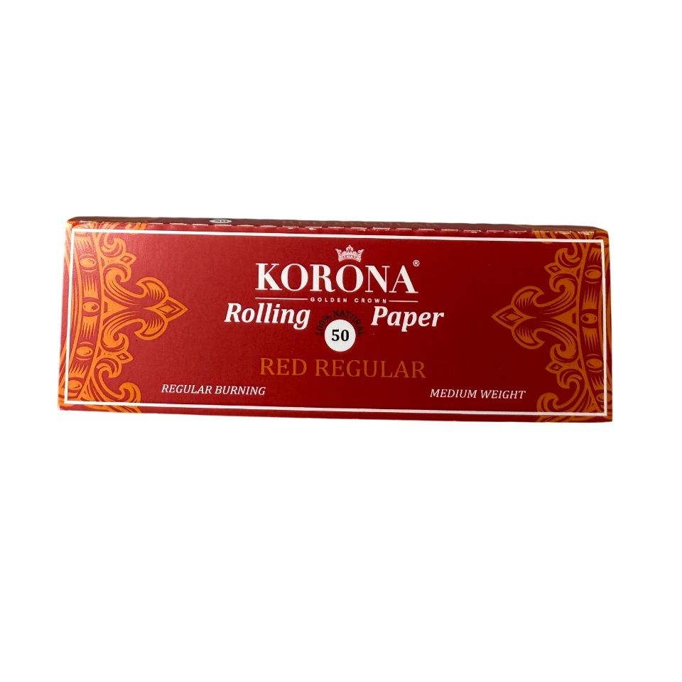 KORONA PAPER RED REGULAR 100% NATURAL