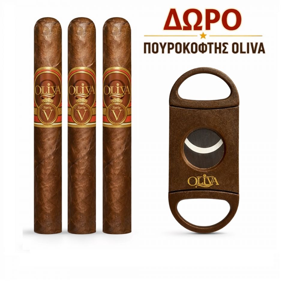 ΠΡΟΣΦΟΡΑ ΠΟΥΡΑ OLIVA Serie V LIGA SPECIAL No4 CORONA 3 TEM + ΔΩΡΟ ΠΟΥΡΟΚΟΦΤΗΣ OLIVA 