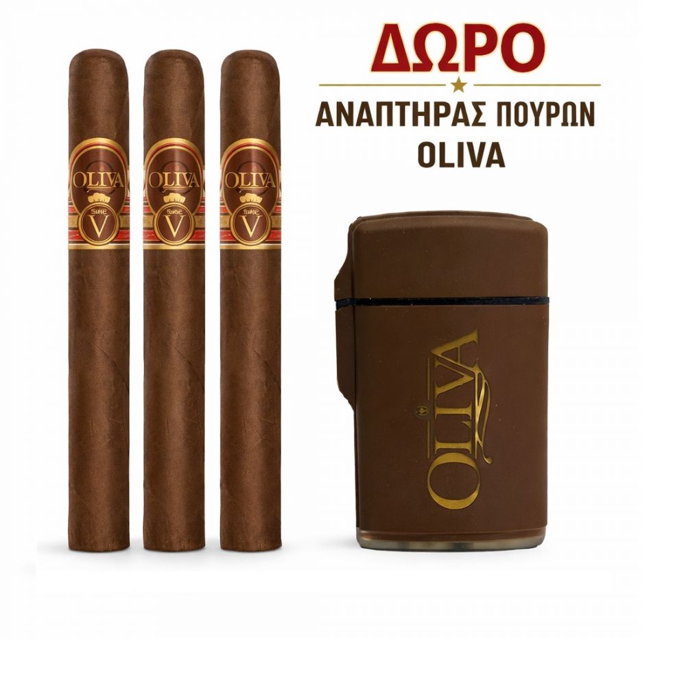 ΠΡΟΣΦΟΡΑ ΠΟΥΡΑ OLIVA Serie V LIGA SPECIAL LANCERO 3 ΤΕΜ + ΔΩΡΟ ΑΝΤΙΑΝΕΜΙΚΟΣ ΑΝΑΠΤΗΡΑΣ OLIVA
