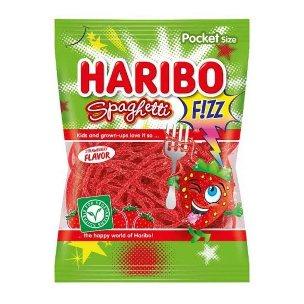 ΖΑΧΑΡΩΤΑ HARIBO SPAGHETTI ΦΡΑΟΥΛΑ 75gr