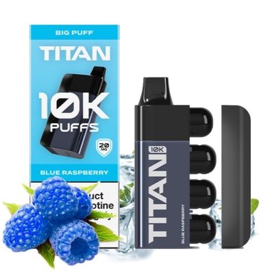 ΗΛΕΚΤΡ. ΤΣΙΓΑΡΟ GIGA 10.000PUFFS TITAN BLUE RASPBERRY 