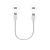 ΚΑΛΩΔΙΟ TYPE C ΣΕ TYPE C (USB-C)-ΛΕΥΚΟ 30cm 