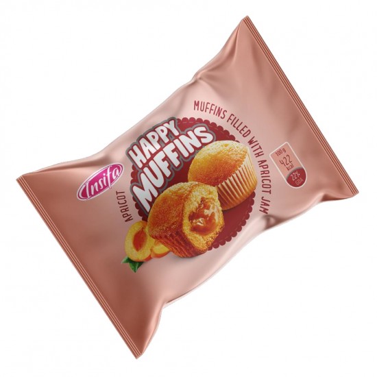 ΚΕΚΑΚΙΑ HAPPY MUFFINS 40gr ΜΑΡΜΕΛΑΔΑ ΒΕΡΥΚΟΚΟ