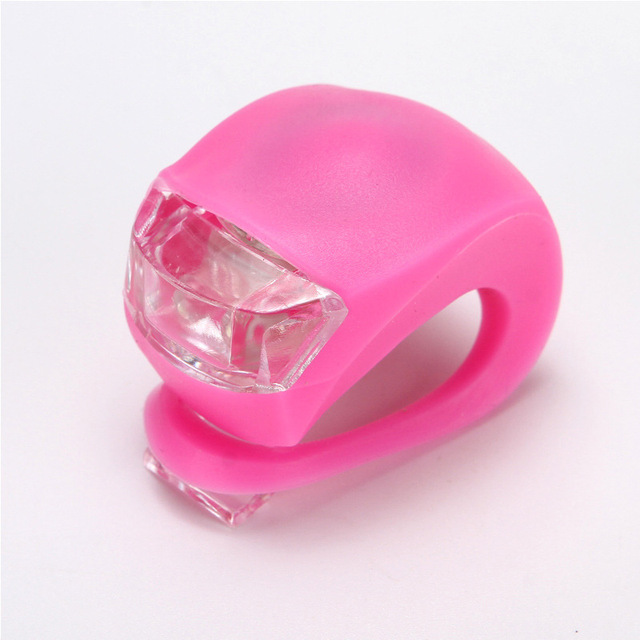 ΦΩΣ ΠΟΔΗΛΑΤΟΥ ΒΑΤΡΑΧΑΚΙ ΜΕ 2 LED ΡΟΖ