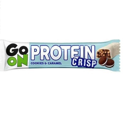 ΜΠΑΡΑ ΠΡΩΤΕΪΝΗΣ GO ON CRISP COOKIES & CARAMEL 50gr