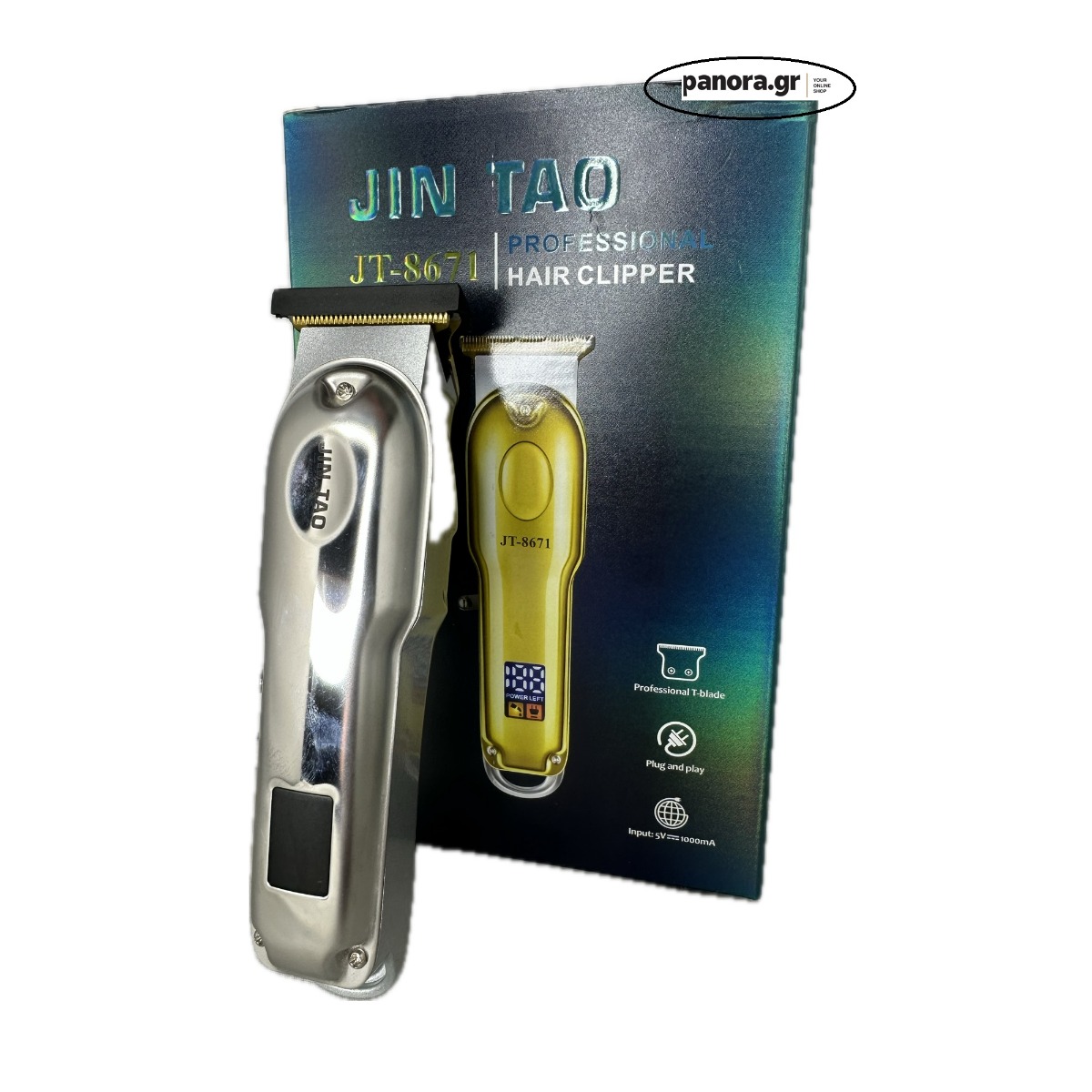 ΚΟΥΡΕΥΤΙΚΗ JIN JT-8671 ME LED ΟΘΟΝΗ ΕΝΔΕΙΞΕΩΝ