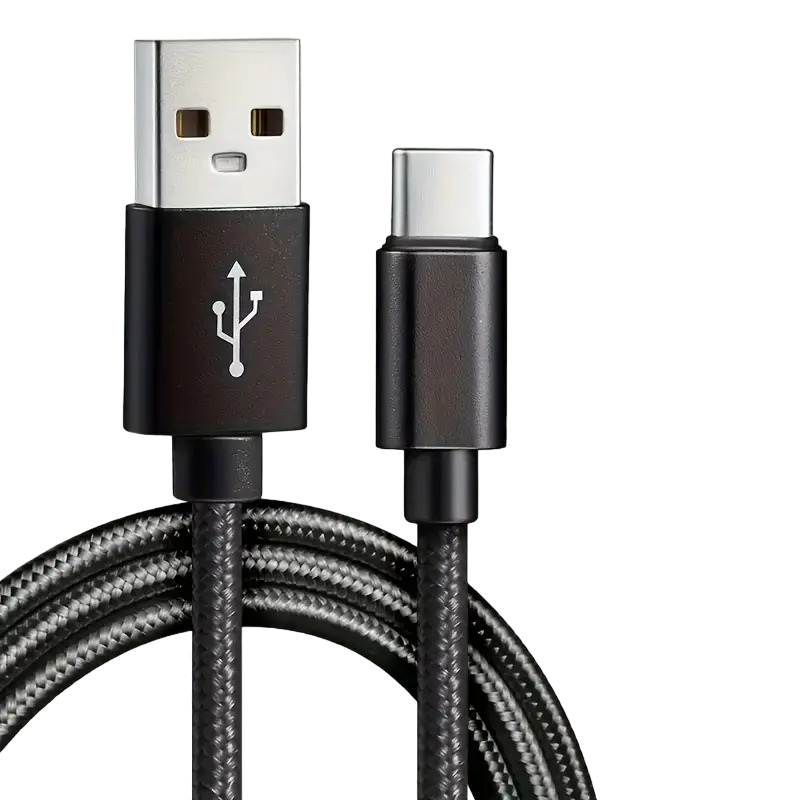 ΚΑΛΩΔΙΟ ΦΟΡΤΙΣΗΣ USB TYPE C ΜΑΥΡΟ 164cm
