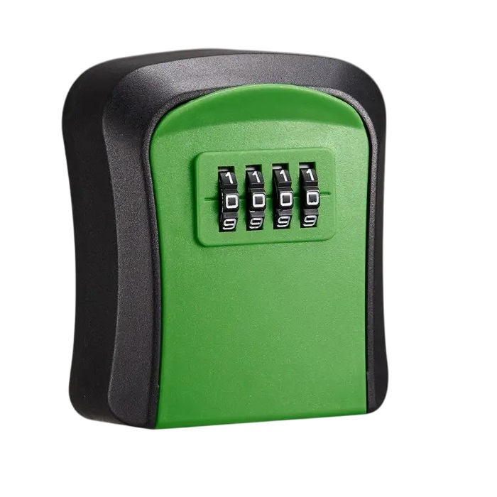 ΚΛΕΙΔΟΘΗΚΗ ΤΟΙΧΟΥ ΑΠΟ ΕΝΙΣΧΥΜΕΝO ABS ΓΙΑ AIRBNB 9,4Χ7,9cm ΠΡΑΣΙΝΗ