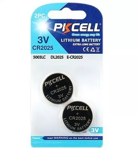 ΜΠΑΤΑΡΙΑ PKCELL ΛΙΘΙΟΥ CR2025 3V 2 TEM