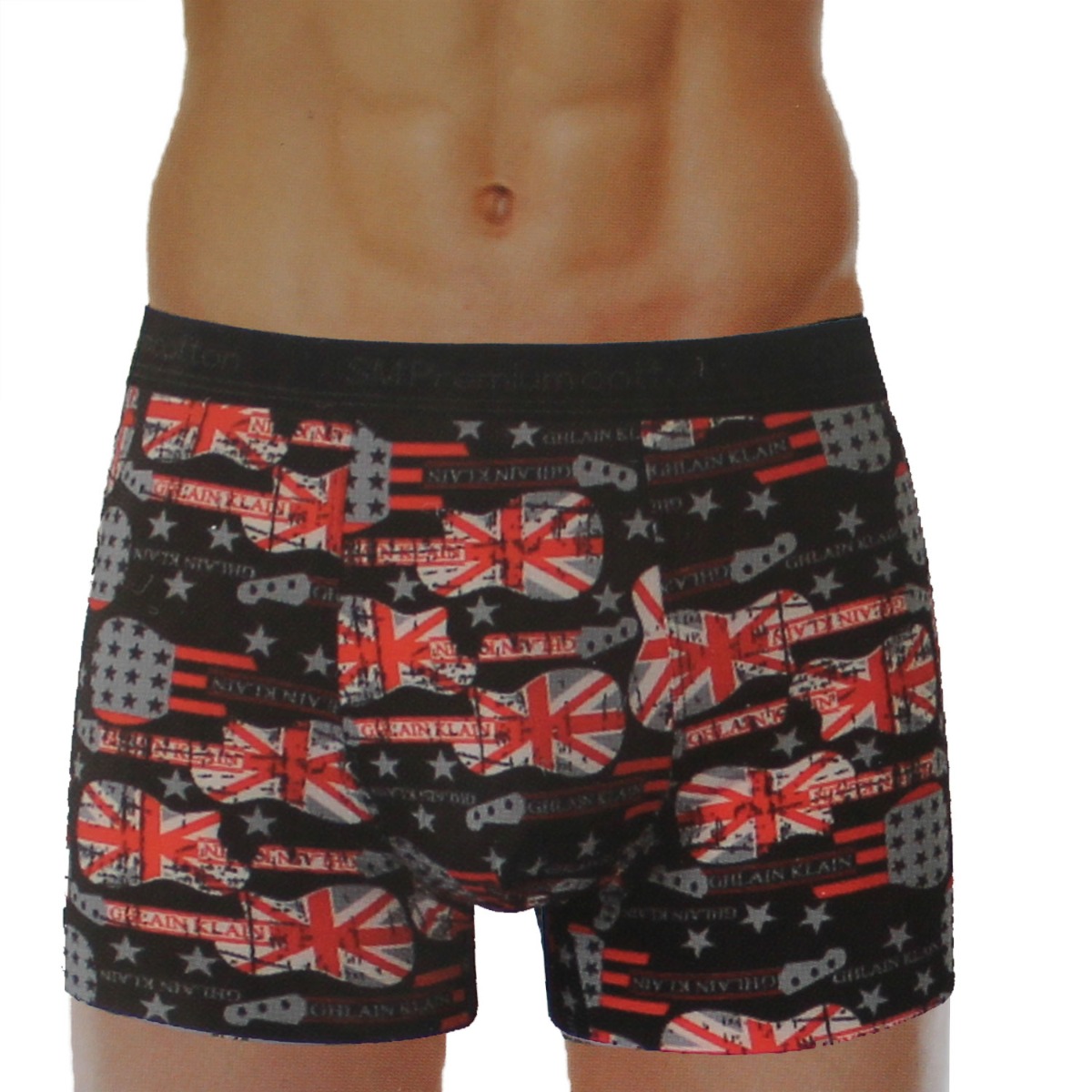 BOXER SMPREMIUM ΜΑΥΡΟ ΜΕ ΕΛΑΣΤΙΚΕΣ ΜΙΚΡΟΪΝΕΣ-L