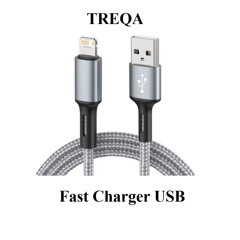 ΚΑΛΩΔΙΟ ΤΑΧΕΙΑΣ ΦΟΡΤΙΣΗΣ LIGHTNING (IPHONE) 1m TREQA