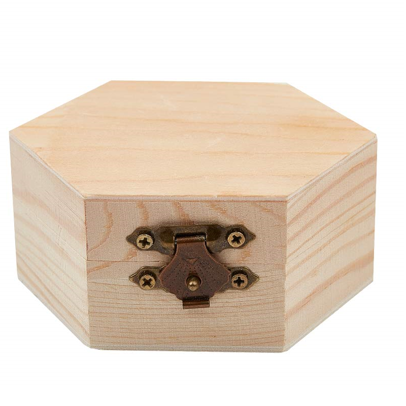 ΞΥΛΙΝΟ ΚΟΥΤΙ ΑΠΟΘΗΚΕΥΣΗΣ-ΔΙΑΚΟΣΜΗΣΗΣ ΕΞΑΓΩΝΟ 7,5εκ